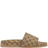 Men Gucci GG Supreme Print Slides