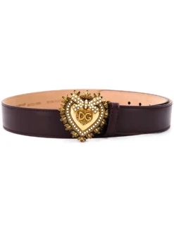 Women Dolce & Gabbana Devotion Buckled Belt