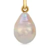 Women Monica Vinader Nura Baroque Pearl Pendant Charm