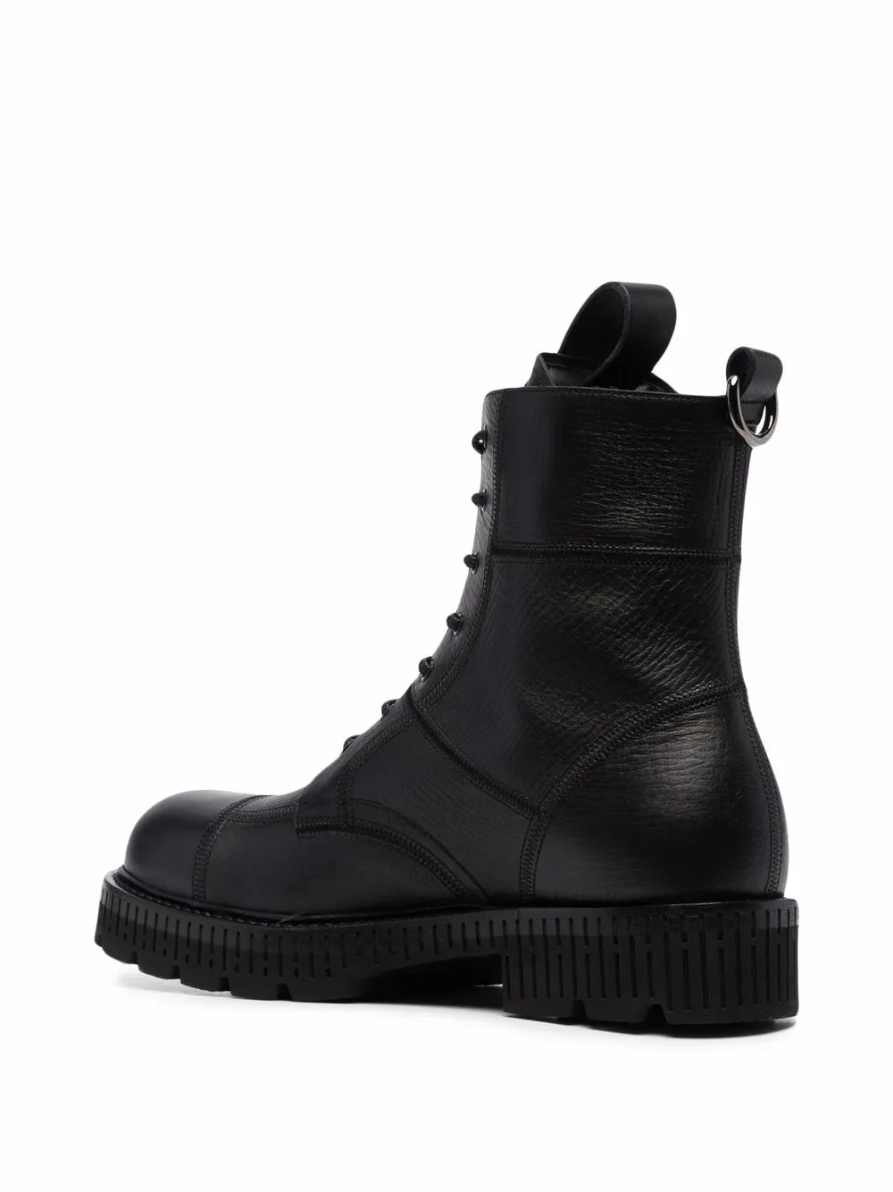 Men Dolce & Gabbana Logo-plaque Ankle Boots - Image 3