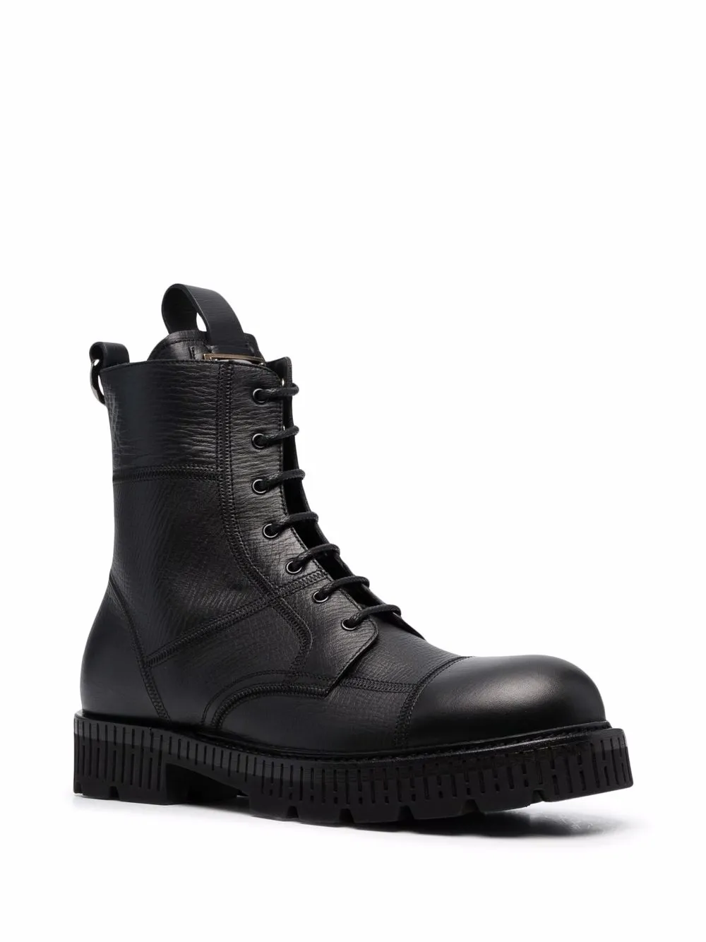 Men Dolce & Gabbana Logo-plaque Ankle Boots - Image 2
