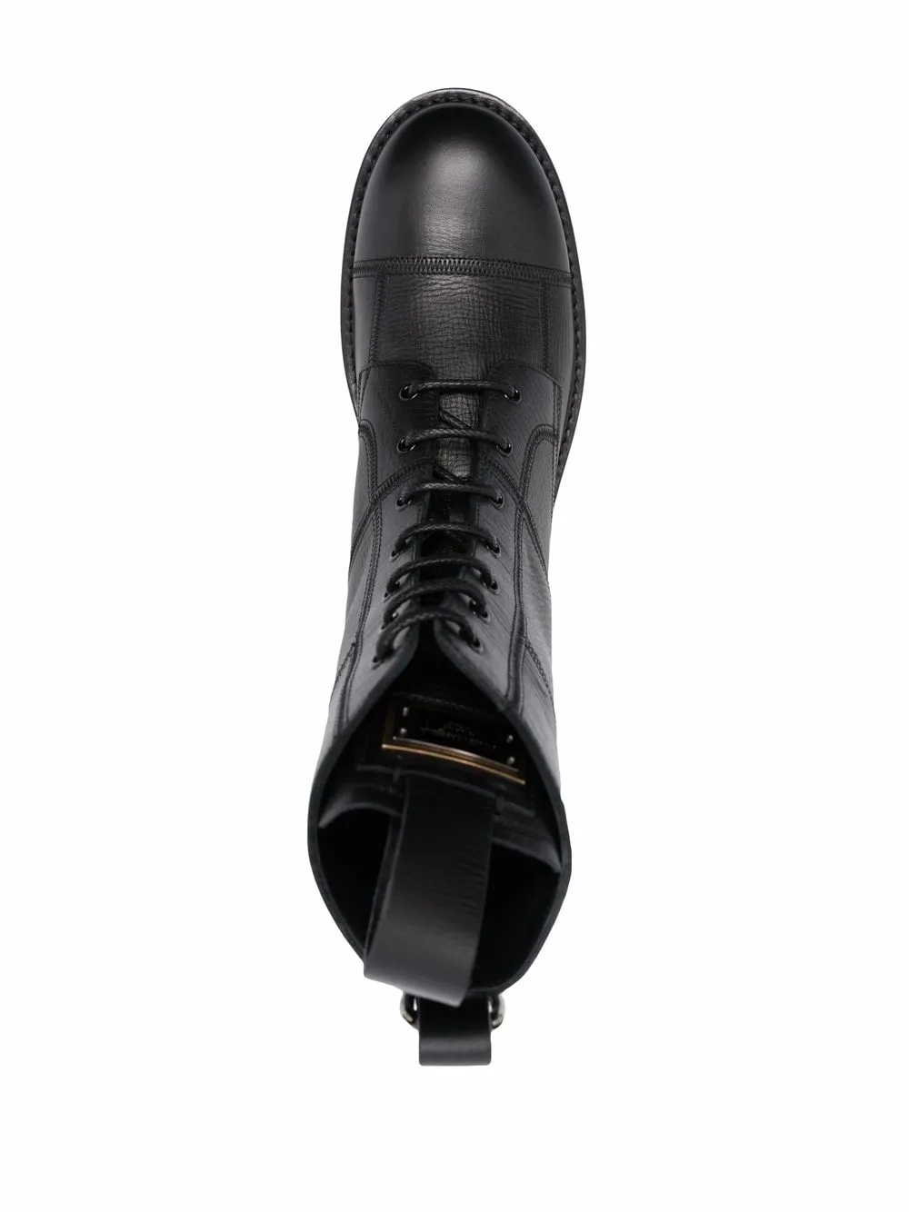 Men Dolce & Gabbana Logo-plaque Ankle Boots - Image 4
