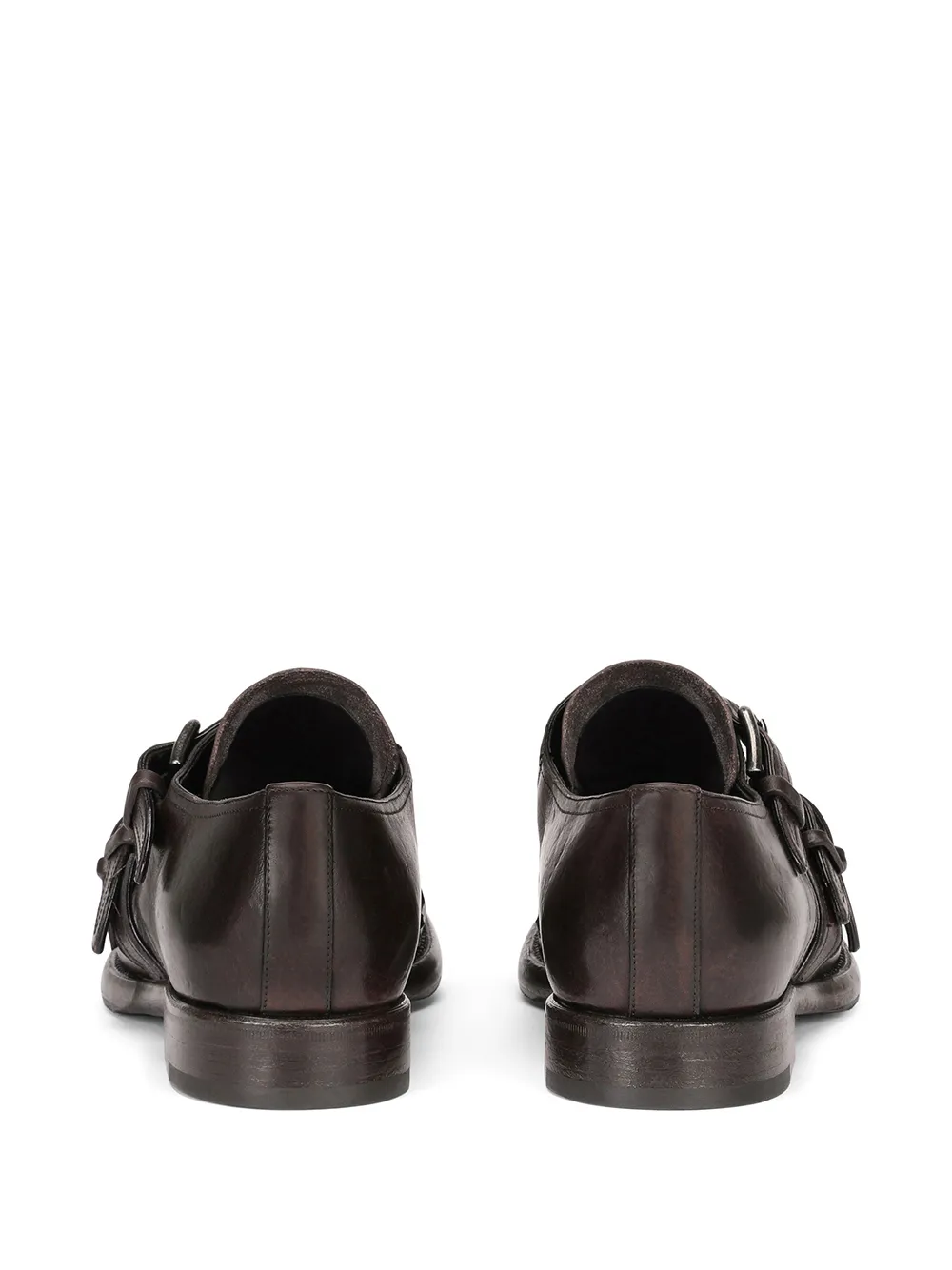 Men Dolce & Gabbana Distressed-effect Monk Strap Shoes - Image 3