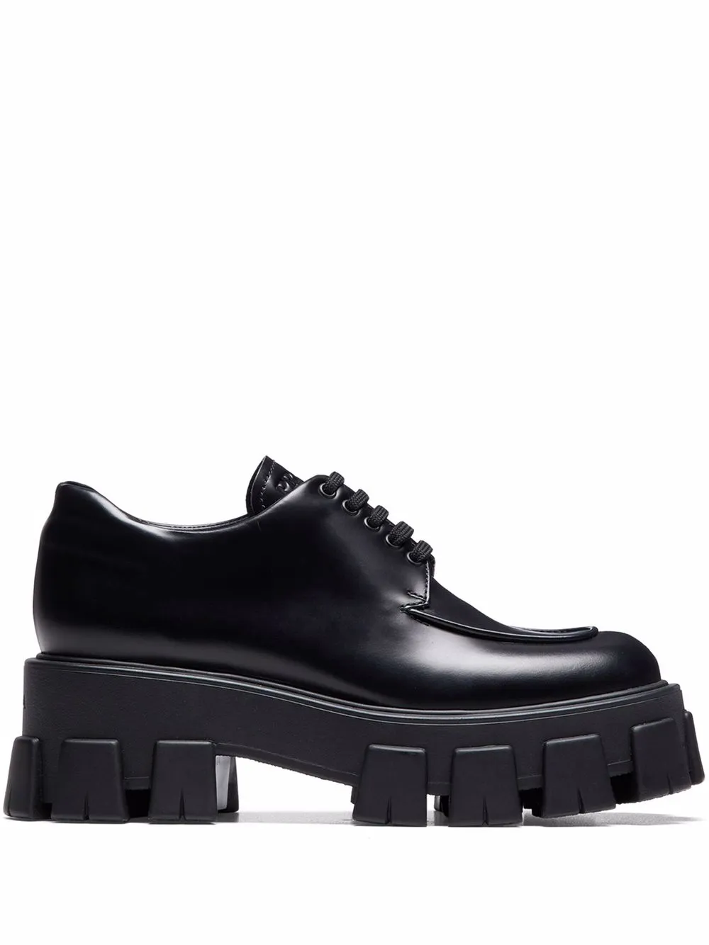Women Prada Monolith Lace-up Shoes