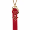 Women Prada Logo-plaque Keyring Attachment