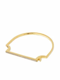 Women Monica Vinader Signature Skinny Diamond Bangle