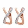 Women Monica Vinader Riva Crossover Huggie Earrings