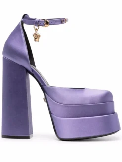 Women Versace Medusa Aevitas Platform Pumps