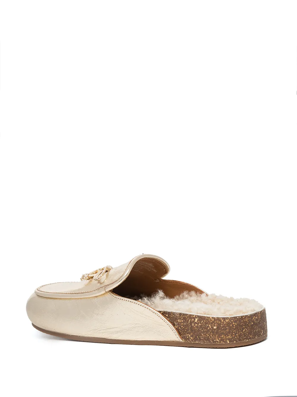 Women Tory Burch Tory Charm Shearling Mules - Image 3