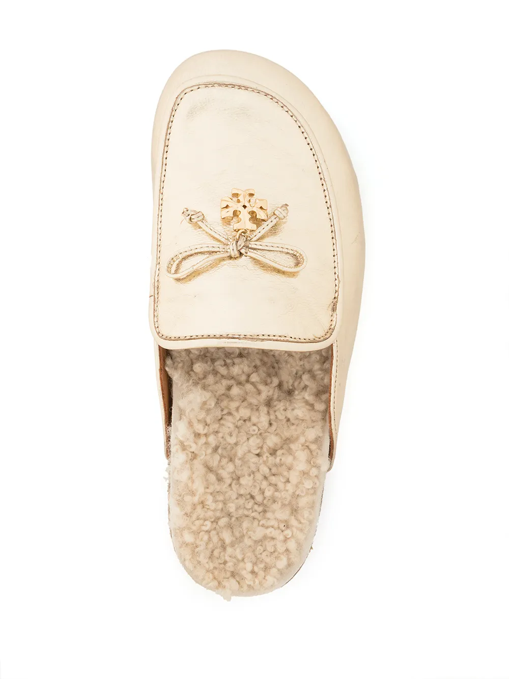 Women Tory Burch Tory Charm Shearling Mules - Image 4