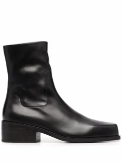 Men Marsèll Square-toe Block-heel Boots