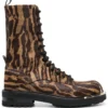 Women Roberto Cavalli Tiger-print Ankle Boots