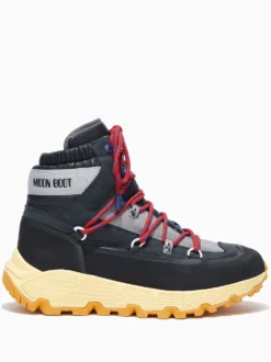 Men Moon Boot Tech Biker Ankle Boots