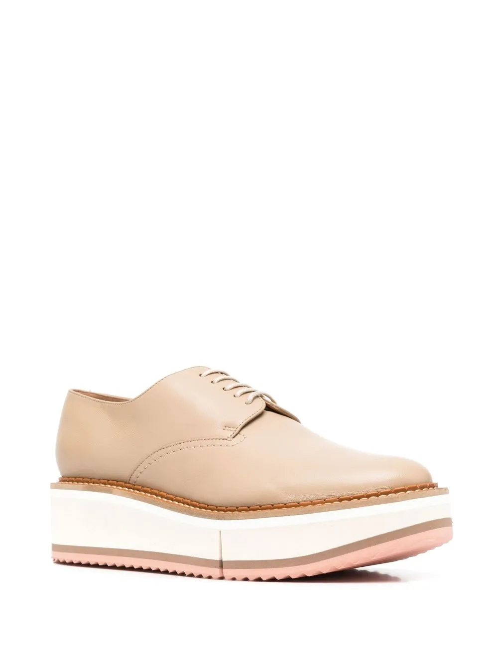 Women Clergerie Brook Leather Derby Shoes - Image 2