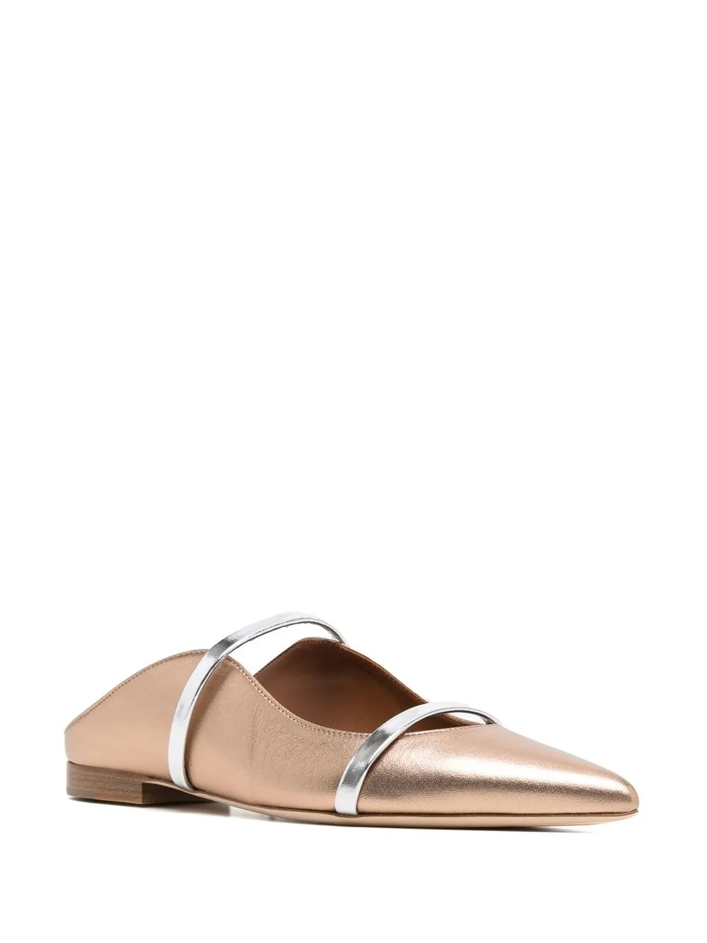 Women Malone Souliers Maureen 18 Metallic Flats - Image 2