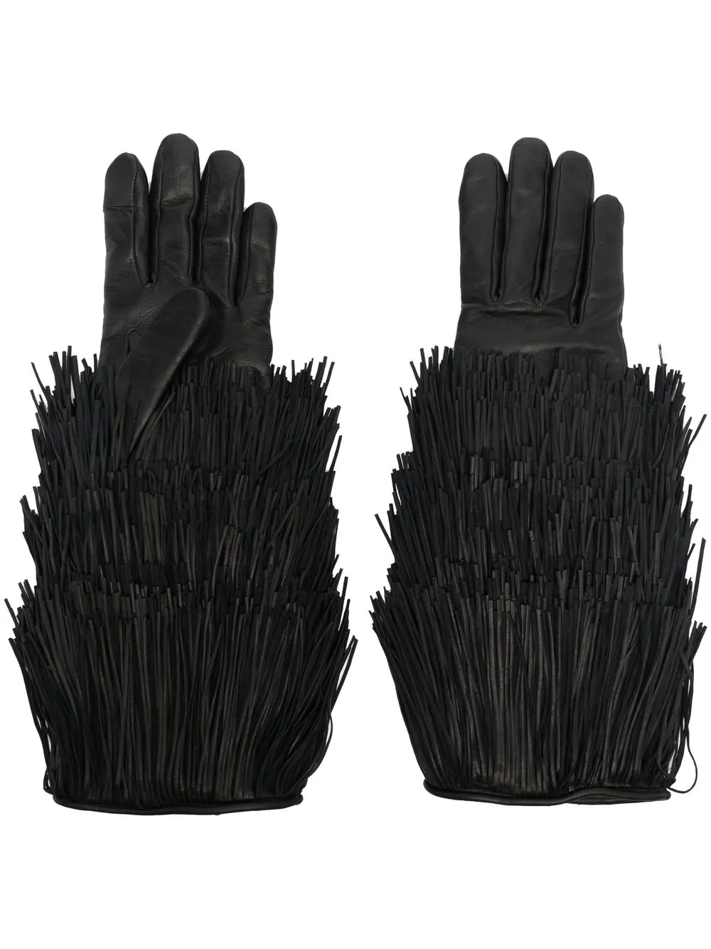 Women Agnelle Zelda Long-tassel Leather Gloves