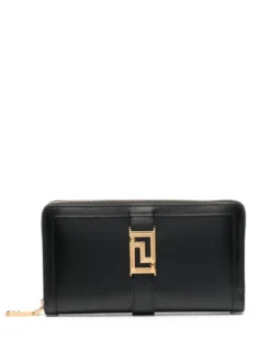 Women Versace Greca-buckle Zip Wallet