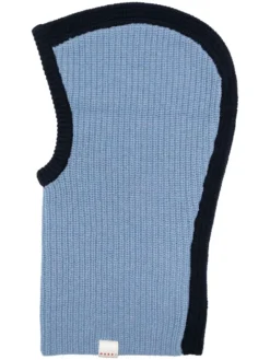 Women Marni Two-tone Wool Balaclava