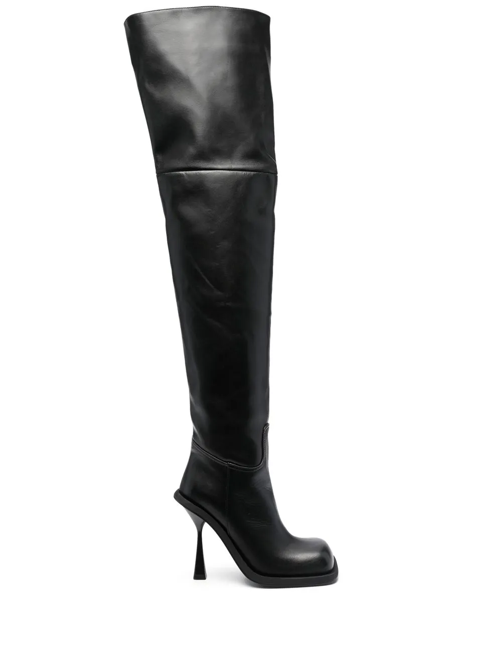 Women ANDREÄDAMO Square-top Thigh-high Boots