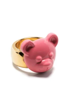 Women Moschino Teddy Bear Cocktail Ring