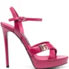 Women Dolce & Gabbana Logo-plaque Platform Sandals