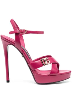 Women Dolce & Gabbana Logo-plaque Platform Sandals