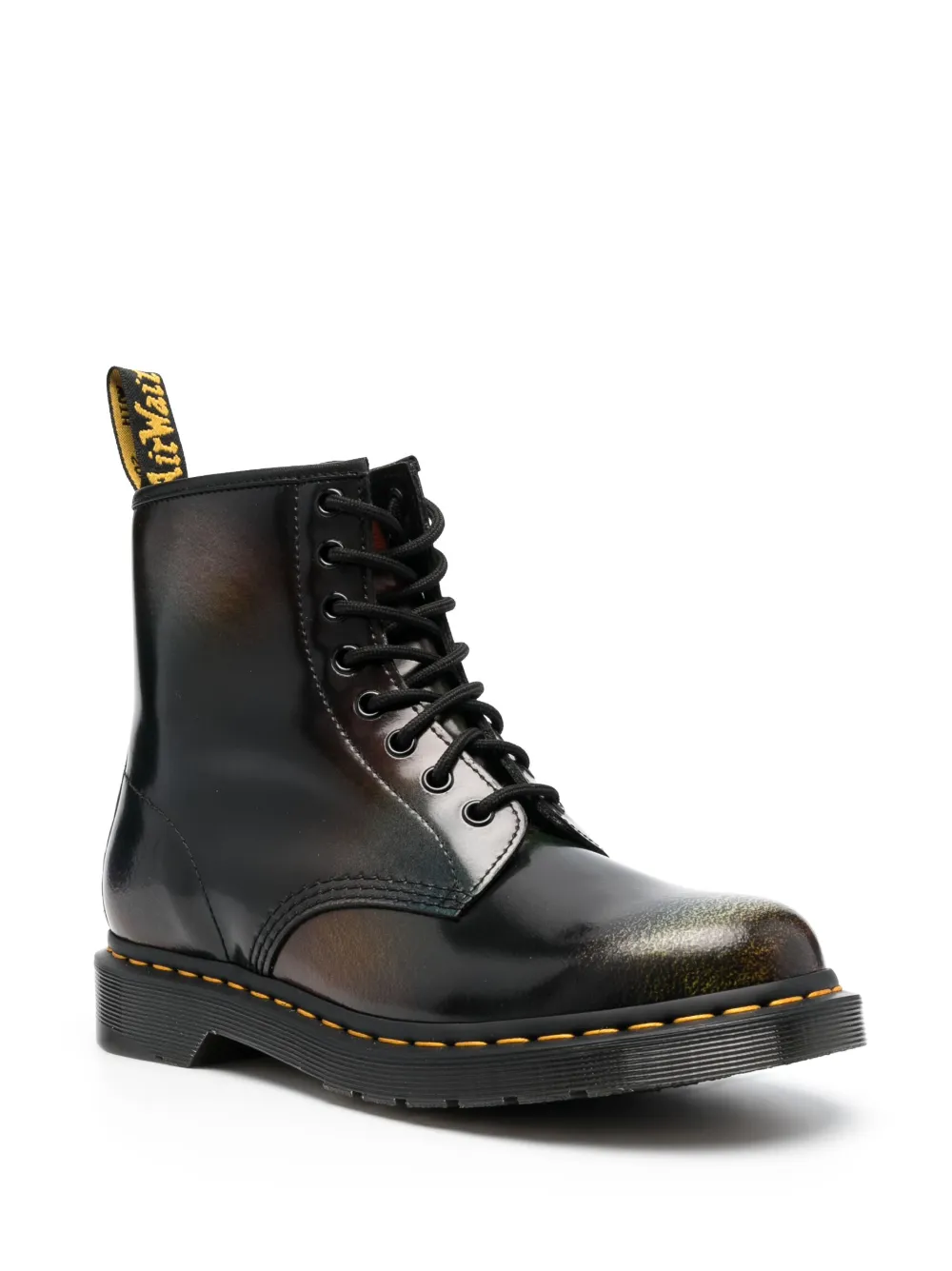 Men Dr. Martens 1460 Pride Leather Lace-up Boots - Image 2