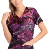 Clearance Women's Autumn Radiance Print Scrub Top
