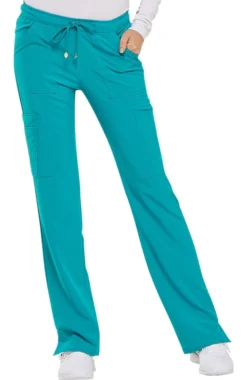 Clearance Women's Charmed Low Rise Drawstring Cargo Scrub Pant