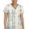 Clearance Women's Amanda Summer Skin Print Scrub Top