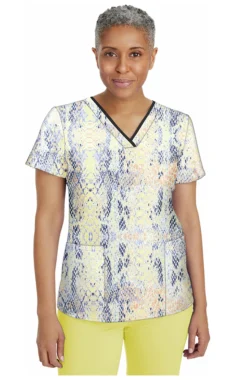 Clearance Women's Amanda Summer Skin Print Scrub Top