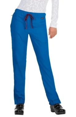 Clearance Women's Happiness Drawstring Elastic Waist Scrub Pant