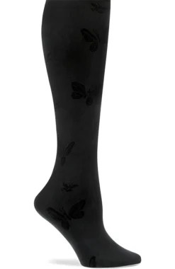 Women's Patterned 11 MmHg Compression Knee-High Lightweight Trouser Socks