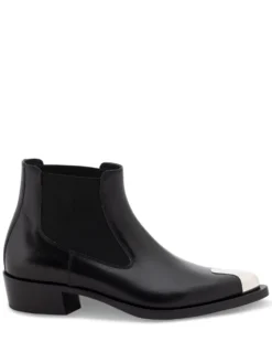 Men Alexander McQueen Punk Chelsea Ankle Boots
