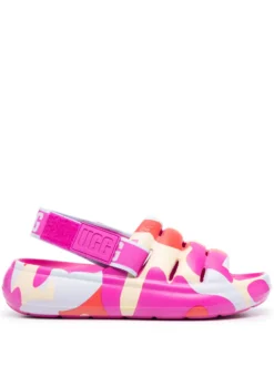 Women UGG Sport Yeah Slide Camopop Sandals