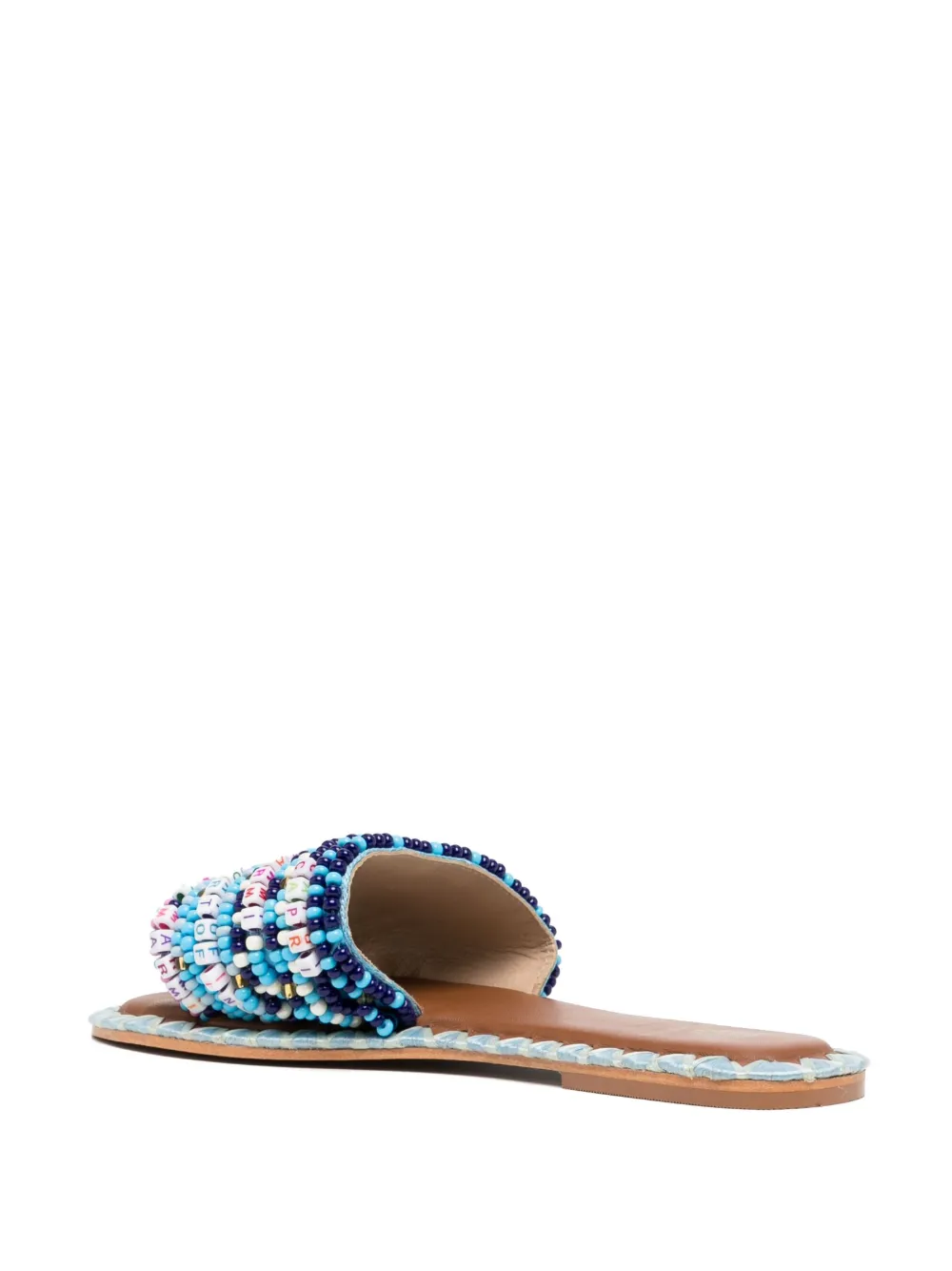 Women DE SIENA SHOES Resort Beaded Slide Sandals - Image 3