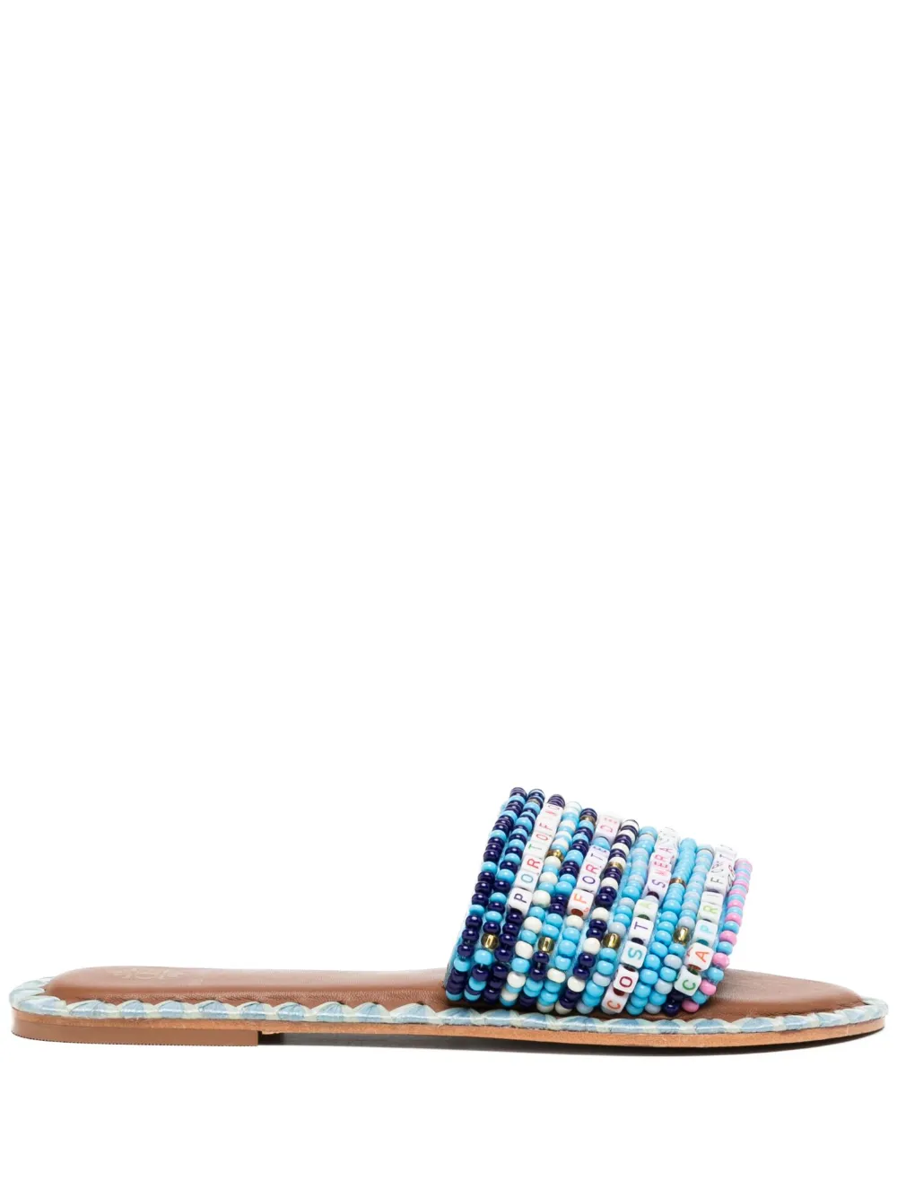 Women DE SIENA SHOES Resort Beaded Slide Sandals