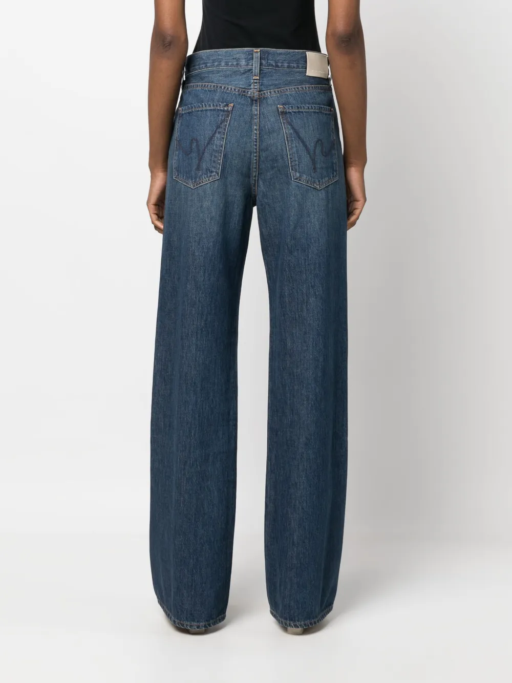 Women Citizens Of Humanity Annina High-rise Wide-leg Jeans - Image 4