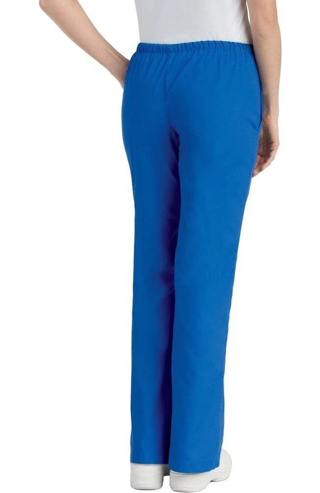 Women's Natural Fit Flare Leg Scrub Pants - Image 2