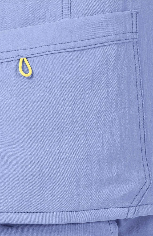 Clearance Women's Sporty V-Neck Solid Scrub Top - Image 4